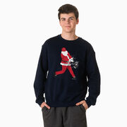 Baseball Crewneck Sweatshirt - Baseball Santa