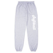 Softball Fleece Sweatpants - Softball Script