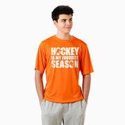 Hockey Short Sleeve Performance Tee - Hockey Is My Favorite Season