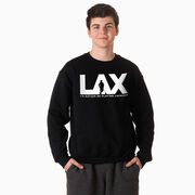 Guys Lacrosse Crewneck Sweatshirt - I'd Rather Lax