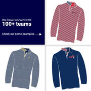 Custom Team Long Sleeve Polo - Guys Lacrosse