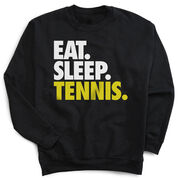 Tennis Crewneck Sweatshirt - Eat Sleep Tennis (Bold)