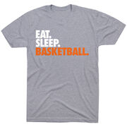 Basketball T-Shirt Short Sleeve Eat. Sleep. Basketball.