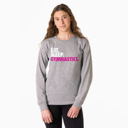 Gymnastics Tshirt Long Sleeve - Eat. Sleep. Gymnastics