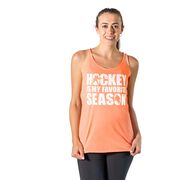 Hockey Women's Everyday Tank Top - Hockey Is My Favorite Season