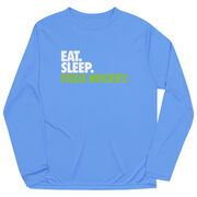 Field Hockey Long Sleeve Performance Tee - Eat. Sleep. Field Hockey.