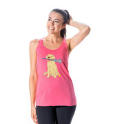 Girls Lacrosse Women's Everyday Tank Top - Chase The Lax Dog