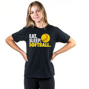 Softball T-Shirt Short Sleeve Eat. Sleep. Softball.
