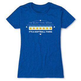 Softball Women's Everyday Tee - 24-7 Softball