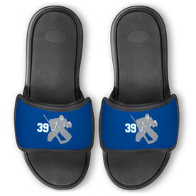 Hockey Repwell&reg; Slide Sandals - Goalie with Number