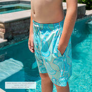 Guys Lacrosse Swim Trunks - Coast To Coast