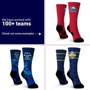 Custom Team Graphic Flex Mid-Calf Socks