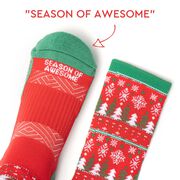 Socrates® Mid-Calf Performance Socks - Season Of Awesome