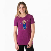 Hockey Women's Everyday Tee - Puck The Hockey Dog