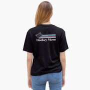 Hockey Short Sleeve T-Shirt - Hockey Mom Sticks (Back Design)