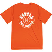 Wrestling Short Sleeve Performance Tee - Battle In Circle