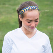 Softball Juliband Non-Slip Headband - Tossed Softball Pattern