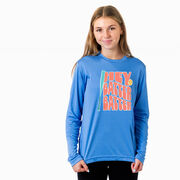 Softball Long Sleeve Performance Tee - Hey Batter Batter