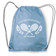 Tennis Drawstring Backpack - Love Means Nothing In Tennis