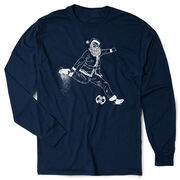 Soccer Tshirt Long Sleeve - Santa Player