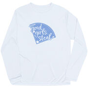 Softball Long Sleeve Performance Tee - Good Girls Steal