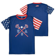  Lacrosse Tech Player Tee - Stars and Stripes