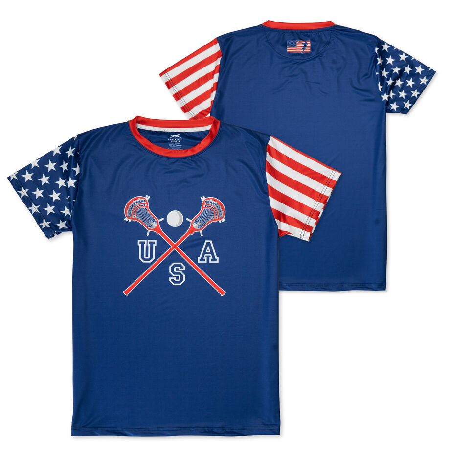  Lacrosse Tech Player Tee - Stars and Stripes