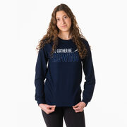 Crew Tshirt Long Sleeve - I'd Rather Be Rowing