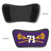 Guys Lacrosse Repwell&reg; Slide Sandals - Crossed Sticks with Number
