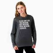 Lacrosse Long Sleeve Performance Tee - All Weekend Lacrosse