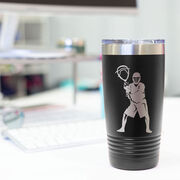 Guys Lacrosse 20 oz. Double Insulated Tumbler - Goalie Silhouette