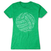 Volleyball Women's Everyday Tee - Volleyball Words