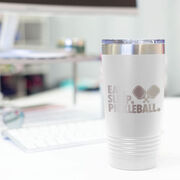 Pickleball 20 oz. Double Insulated Tumbler - Eat. Sleep. Pickleball.