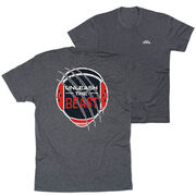 Wrestling Short Sleeve T-Shirt - Unleash The Beast (Back Design)