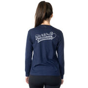 Pickleball Tshirt Long Sleeve - Kind Of A Big Dill (Back Design)