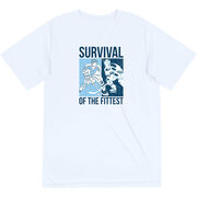 Hockey Short Sleeve Performance Tee - Survival of the Fittest