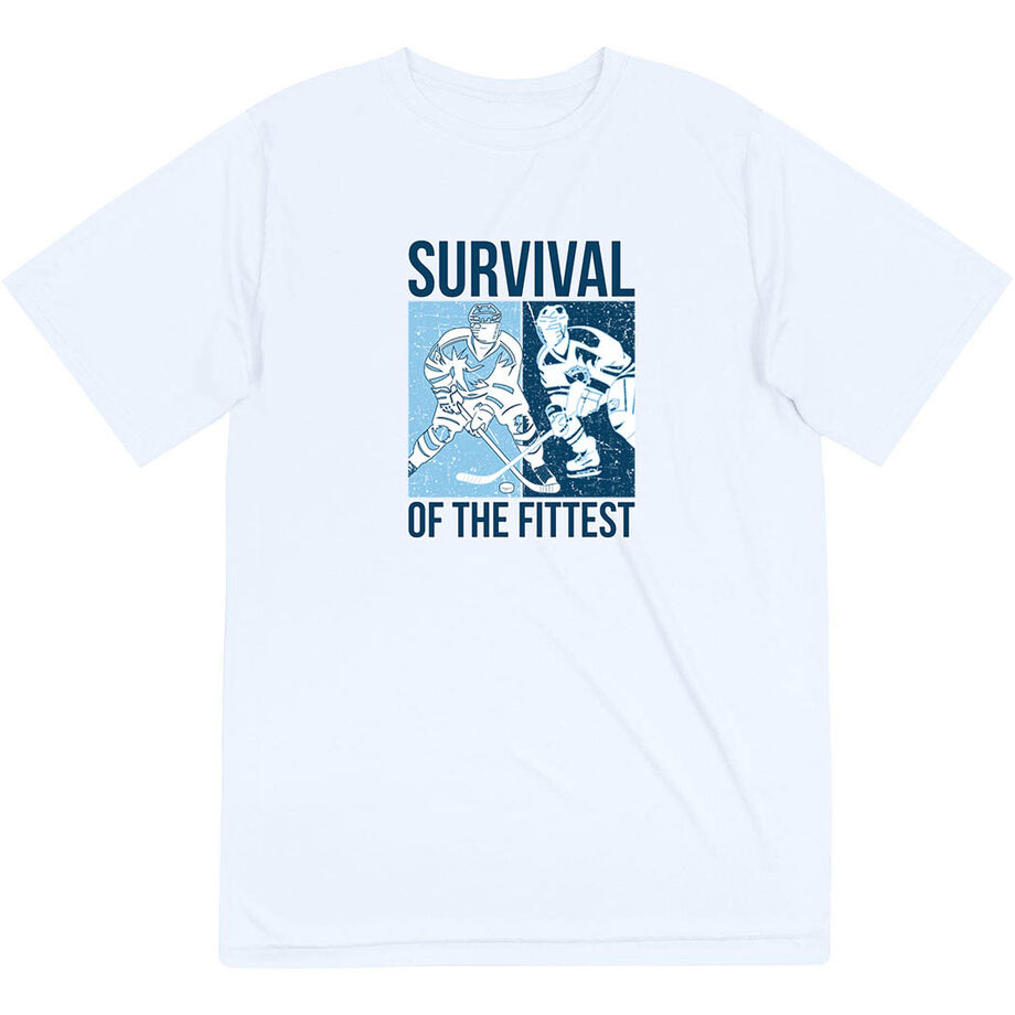 Hockey Short Sleeve Performance Tee - Survival of the Fittest