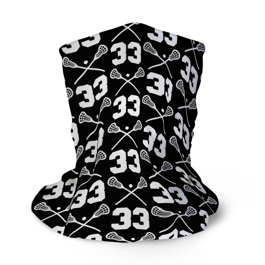 Guys Lacrosse Multifunctional Headwear - Custom Team Number Repeat RokBAND