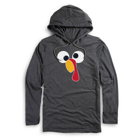 Men's Lightweight Hoodie - Goofy Turkey
