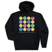 Softball Hooded Sweatshirt - Softball Makes Me Happy