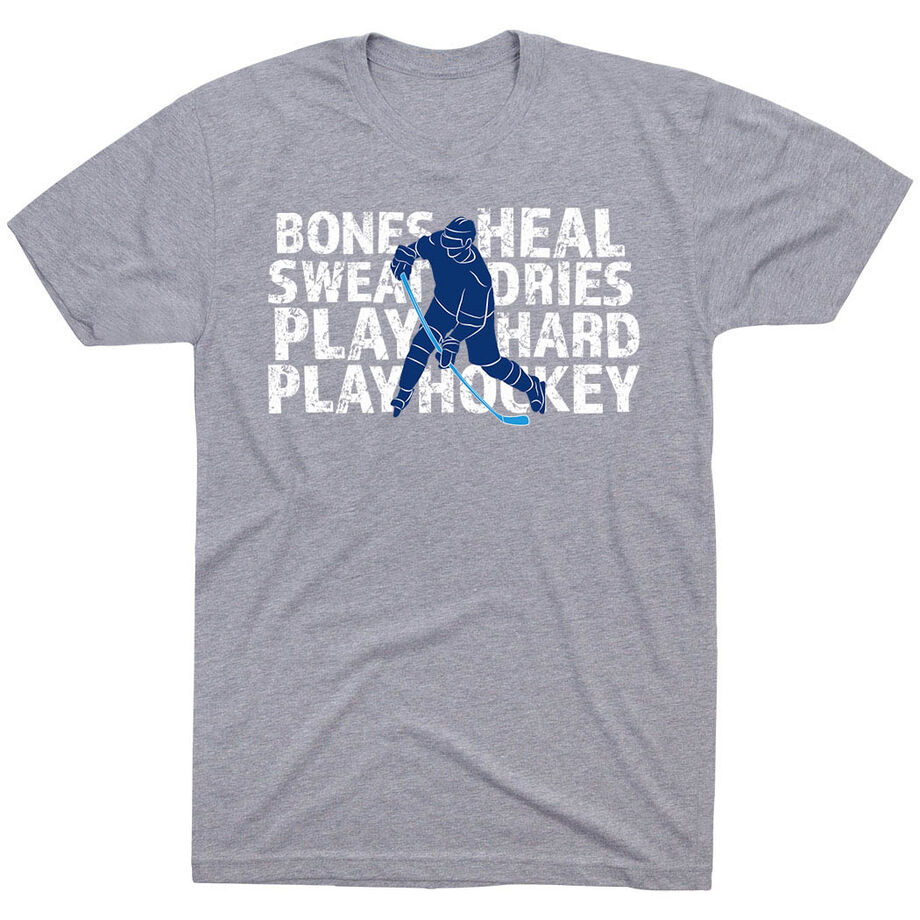 Hockey Short Sleeve T-Shirt - Bones Heal Hockey