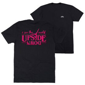 Gymnastics Short Sleeve T-Shirt - Upside Down (Back Design)