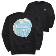 Volleyball Crewneck Sweatshirt - Serve's Up (Back Design)