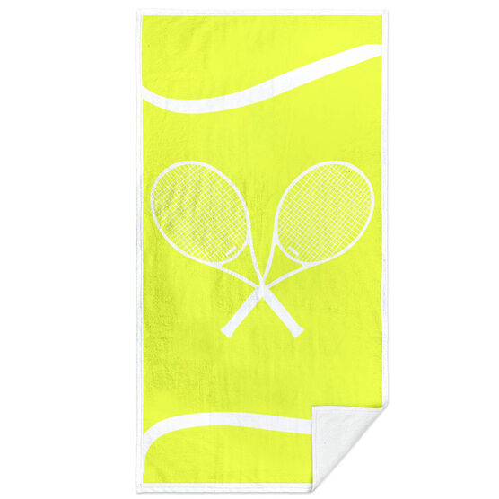 Tennis Premium Beach Towel - Tennis Time