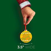 Tennis Round Ceramic Ornament - Jingle All the Way