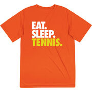 Tennis Short Sleeve Performance Tee - Eat. Sleep. Tennis.