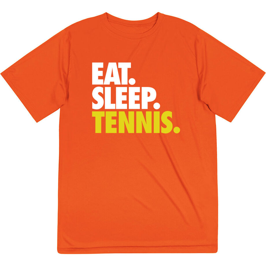 Tennis Short Sleeve Performance Tee - Eat. Sleep. Tennis.