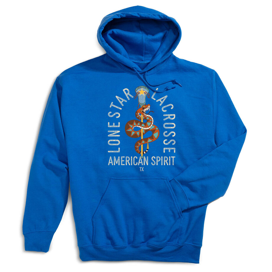 Guys Lacrosse Hooded Sweatshirt - Lone Star Lacrosse