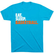 Basketball T-Shirt Short Sleeve Eat. Sleep. Basketball.