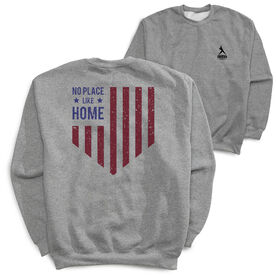 Softball Crewneck Sweatshirt - No Place Like Home (Back Design)